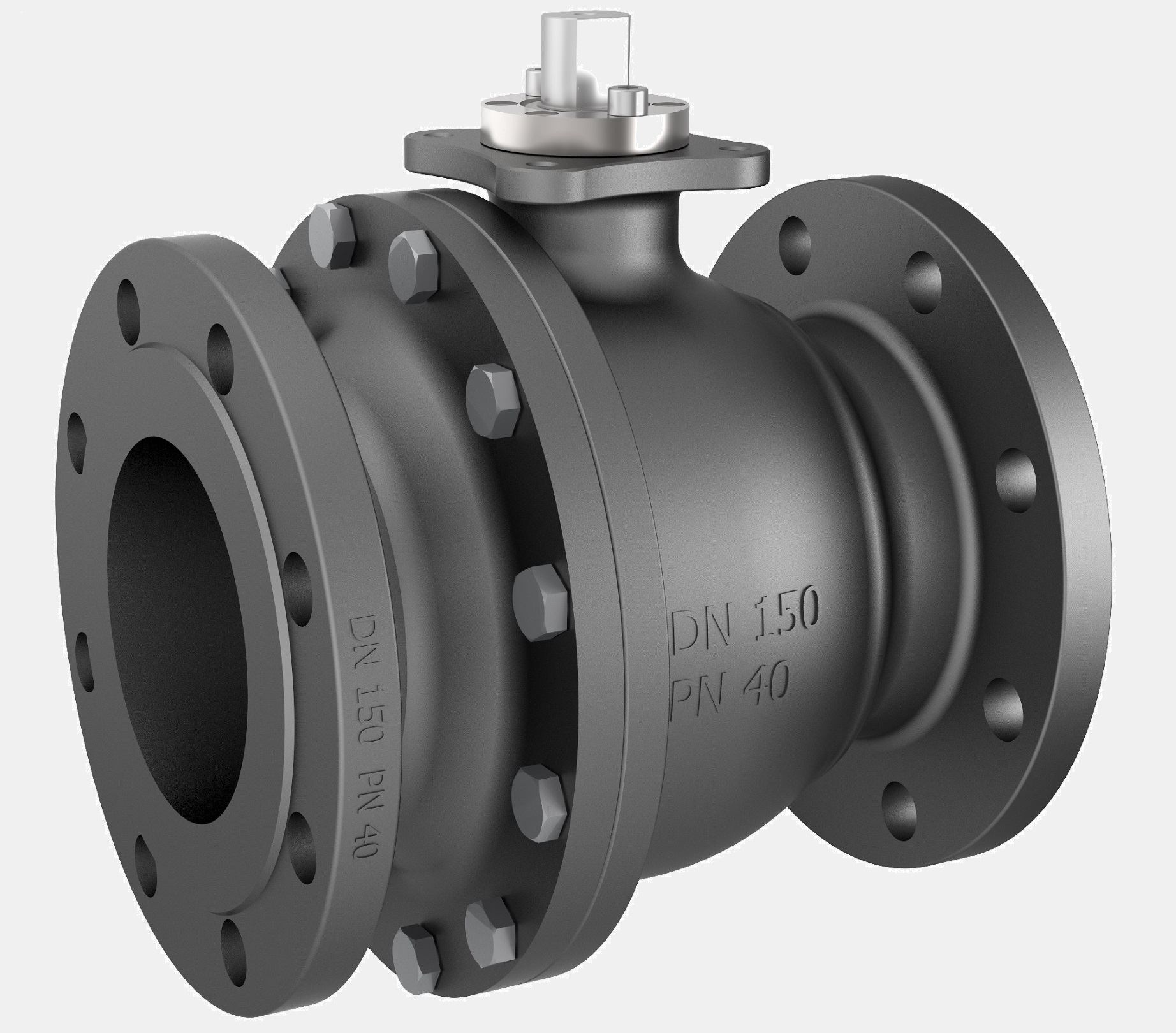 Ball Valve DN250 PN16 DIN FLANGED 1.6220 ZG09 TTTG PN16